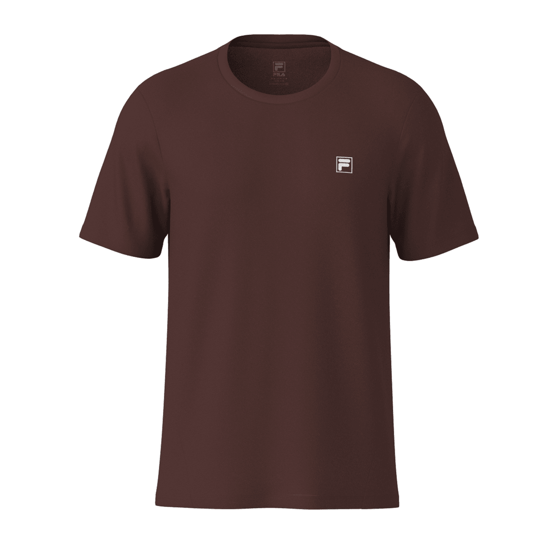 Camiseta Fila Tennis Basic -  Marrom Avermelhado